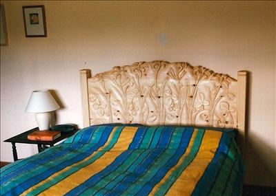 Day Lilies, Bed Headboard