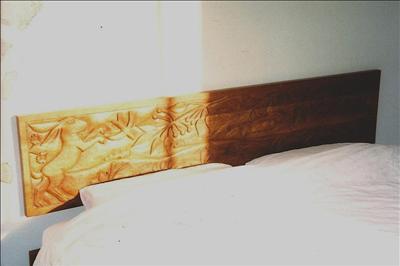 The Hare and Cherry Headboard
