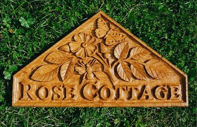 Rose Cottage, House Sign