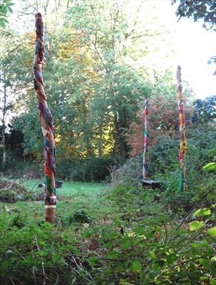 The BAB Totem Poles at Inter-Action, Milton Keynes,