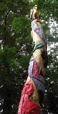 Detail of one BAB Totem Pole