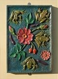 Frogs and Roses by Jeremy Turner, Sculpture, Oak