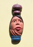 Girl in a Bottle by Jeremy Turner  Woodcarver, Sculpture, Wood