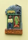 Talk to Me by Jeremy Turner  Woodcarver, Sculpture, Wood