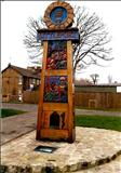 The Littleport Town Sign by Jeremy Turner, Sculpture, Oak