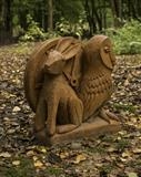 The Owl, the Hare and the Spinning Wheel by Jeremy Turner, Sculpture