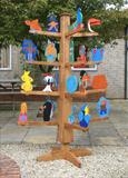 The West Kidlington Story Tree by Jeremy Turner, Sculpture, Oak