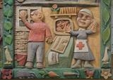 What Mum and Dad do for a Living, The Hook Norton Panels by Jeremy Turner, Sculpture